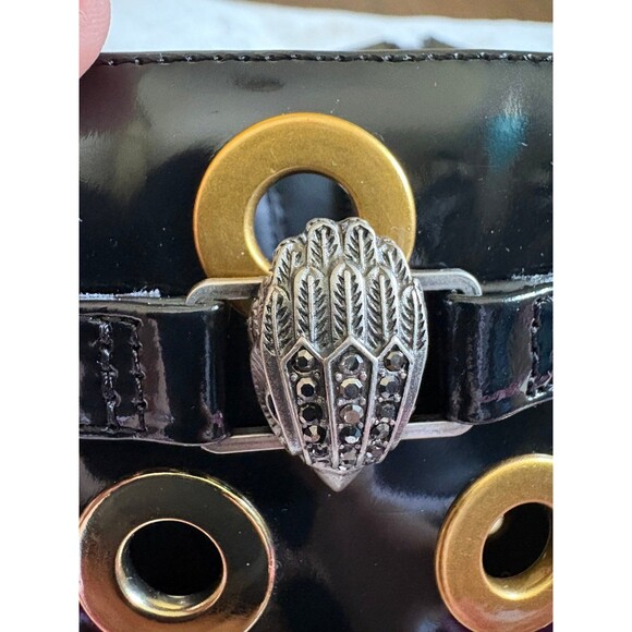 Kurt Geiger London Kensington Flexi Eyelet Ankle Boots Sz W 38 Edgy Witchy Goth - Picture 6 of 8